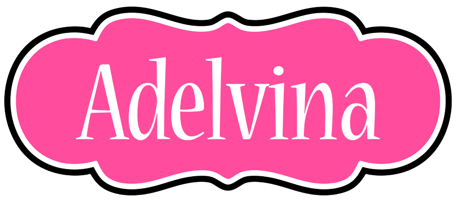 Adelvina invitation logo
