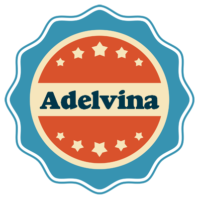 Adelvina labels logo