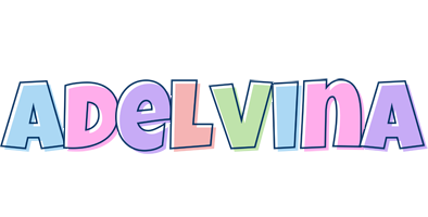 Adelvina pastel logo