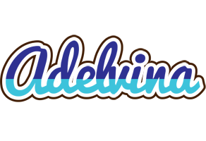 Adelvina raining logo