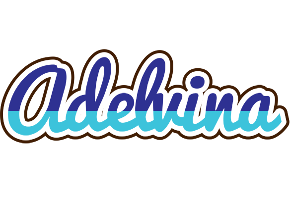 Adelvina raining logo