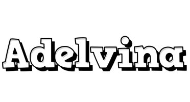 Adelvina snowing logo