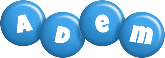 Adem candy-blue logo