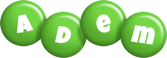 Adem candy-green logo