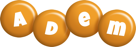 Adem candy-orange logo