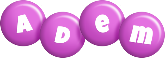 Adem candy-purple logo