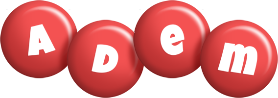 Adem candy-red logo