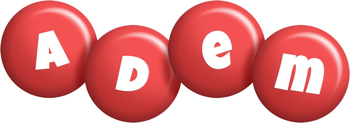 Adem candy-red logo