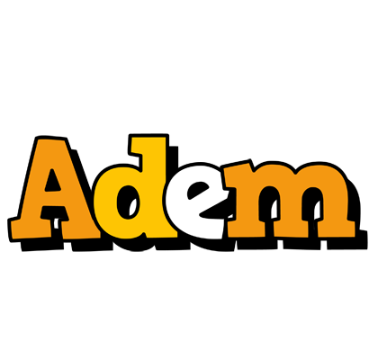 Adem cartoon logo