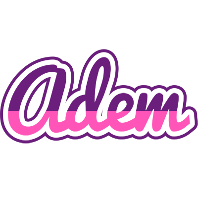 Adem cheerful logo
