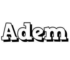 Adem snowing logo