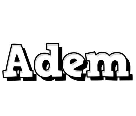 Adem snowing logo