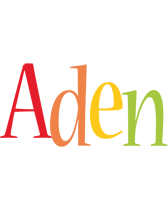 Aden birthday logo