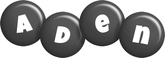 Aden candy-black logo
