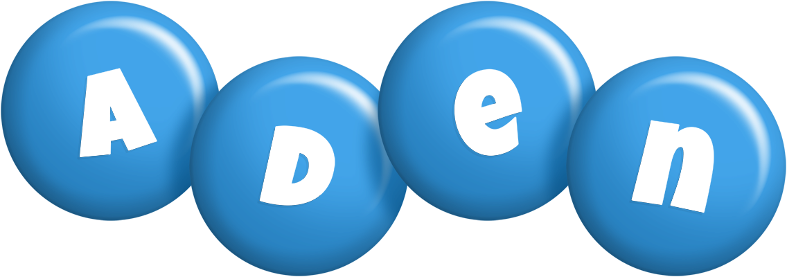 Aden candy-blue logo