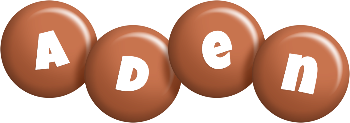 Aden candy-brown logo