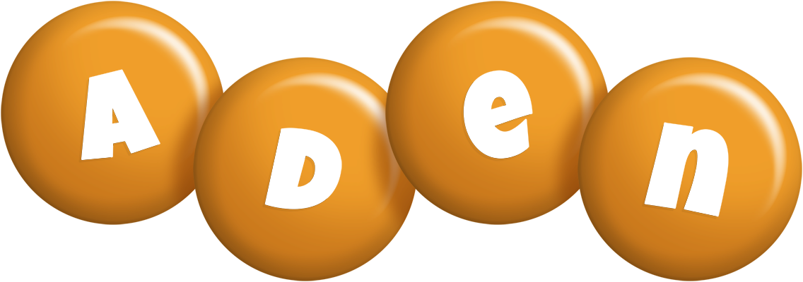 Aden candy-orange logo