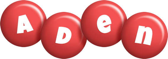 Aden candy-red logo