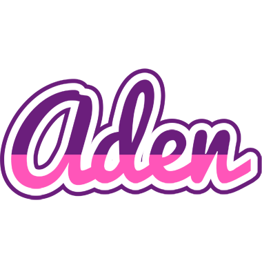 Aden cheerful logo