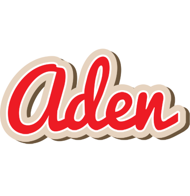 Aden chocolate logo