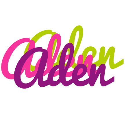 Aden flowers logo