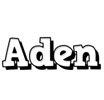 Aden snowing logo