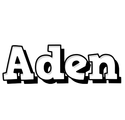 Aden snowing logo