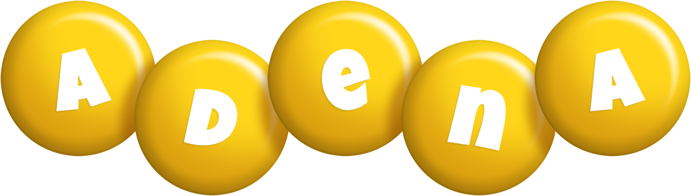 Adena candy-yellow logo