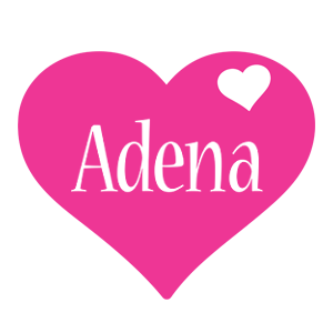 Adena love-heart logo