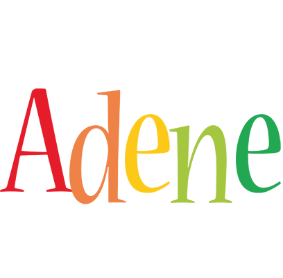 Adene birthday logo