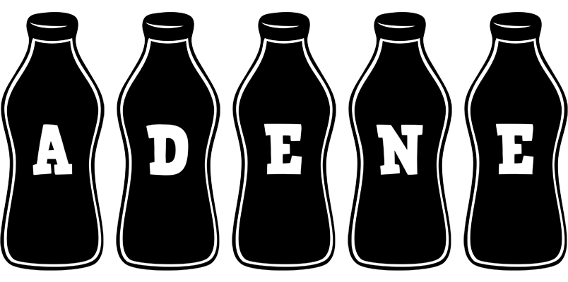 Adene bottle logo