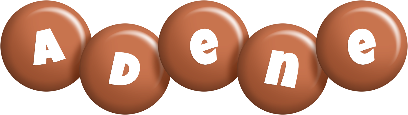 Adene candy-brown logo