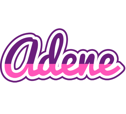 Adene cheerful logo