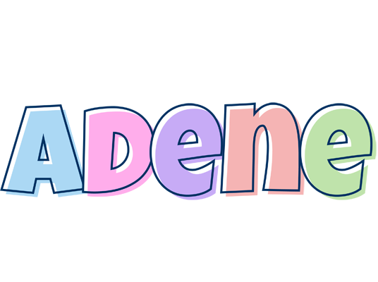 Adene pastel logo