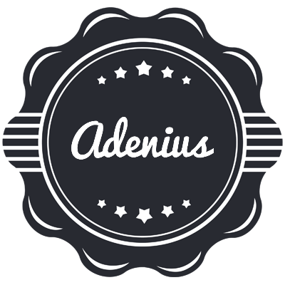 Adenius badge logo