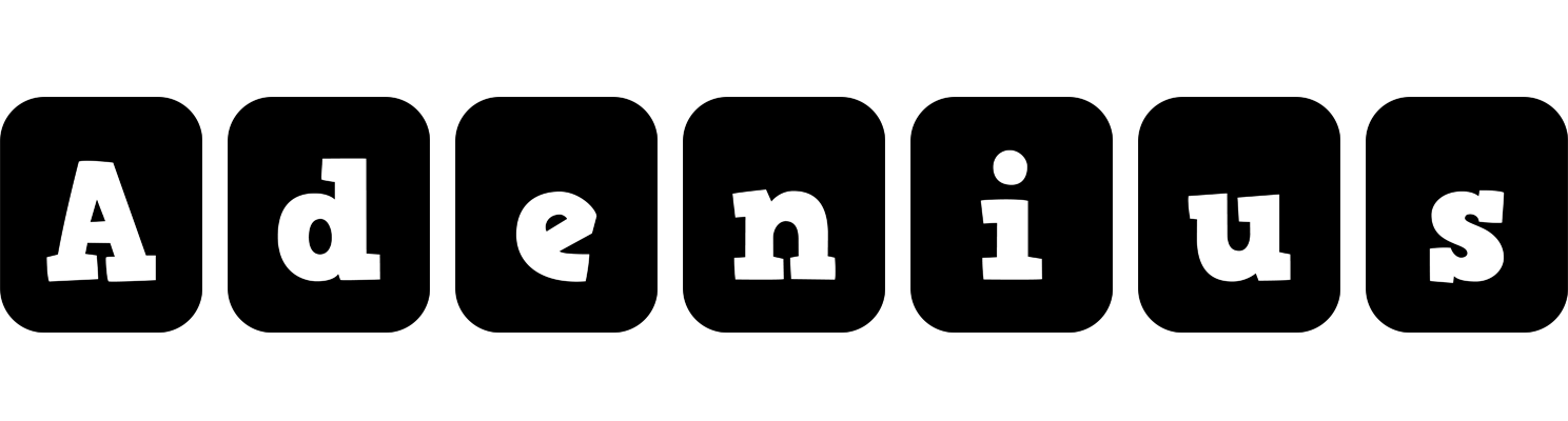Adenius box logo