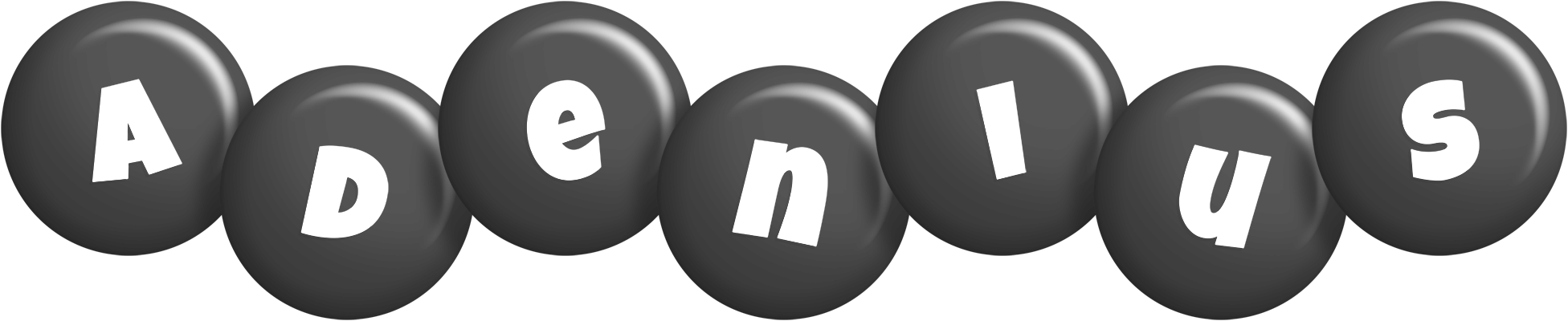 Adenius candy-black logo