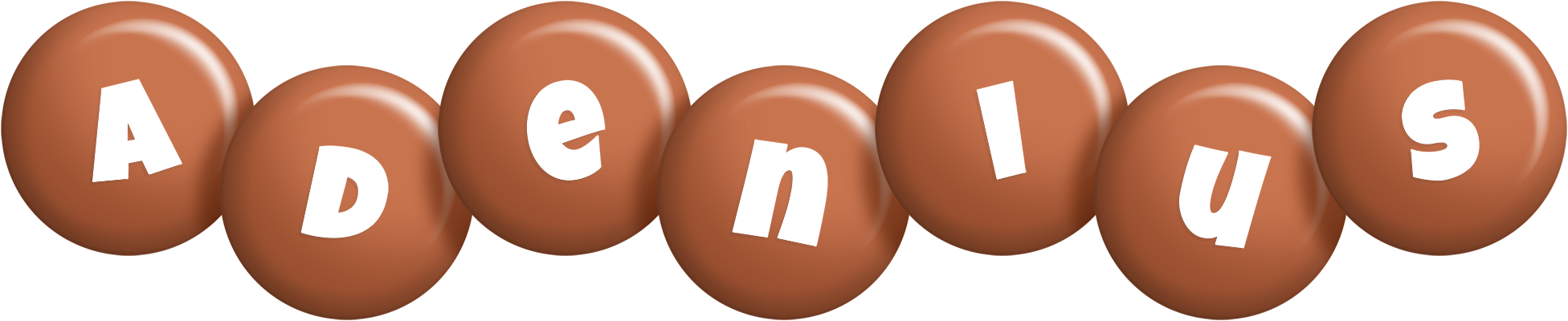 Adenius candy-brown logo