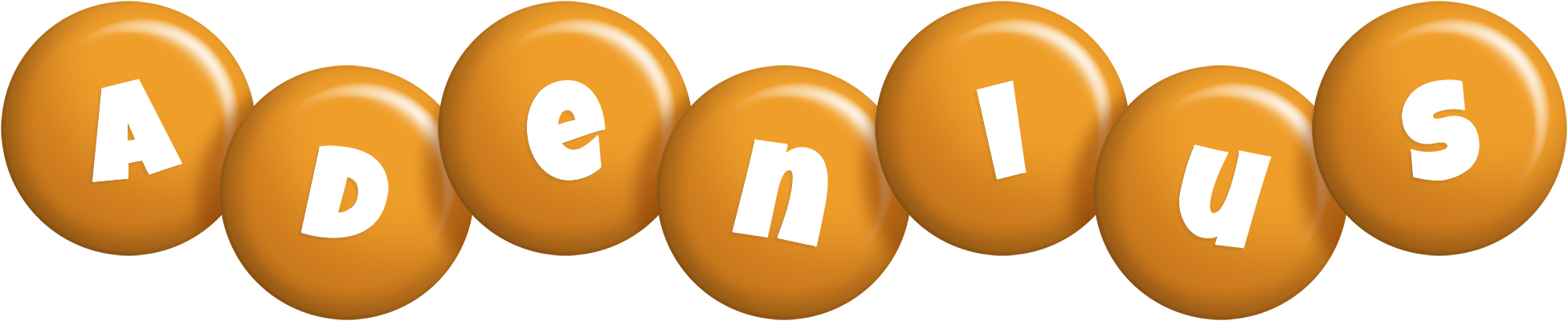 Adenius candy-orange logo