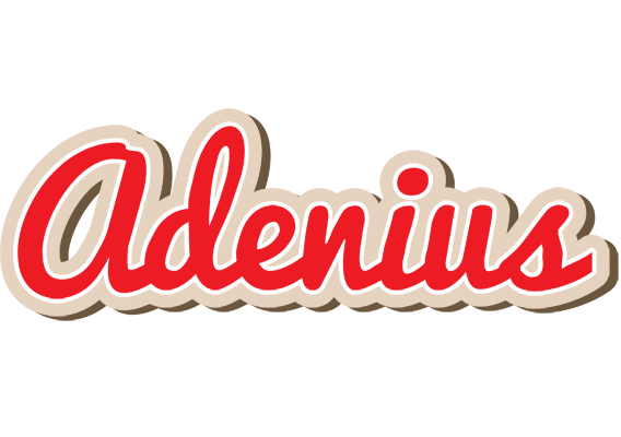Adenius chocolate logo