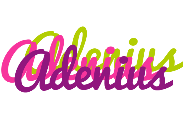 Adenius flowers logo
