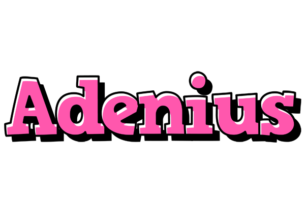 Adenius girlish logo