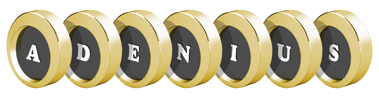 Adenius gold logo