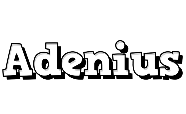 Adenius snowing logo