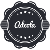 Adeola badge logo