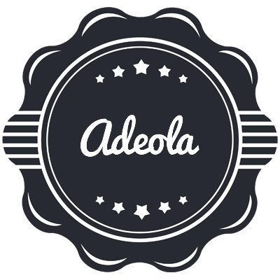 Adeola badge logo