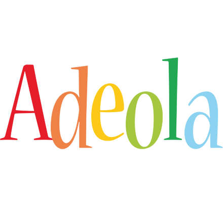 Adeola birthday logo