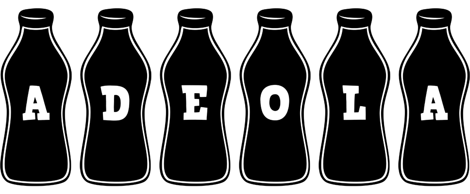 Adeola bottle logo