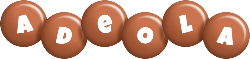 Adeola candy-brown logo