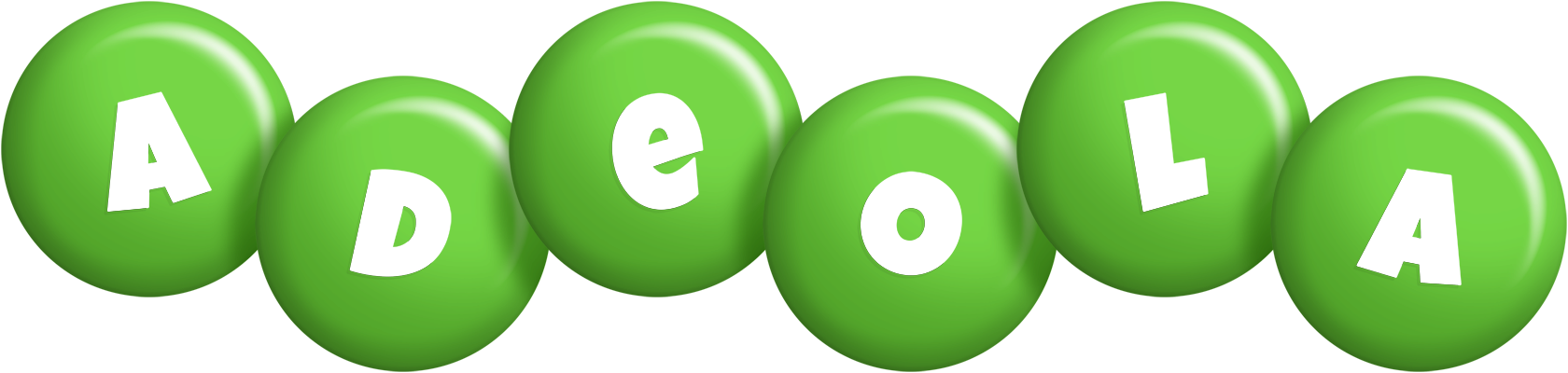 Adeola candy-green logo